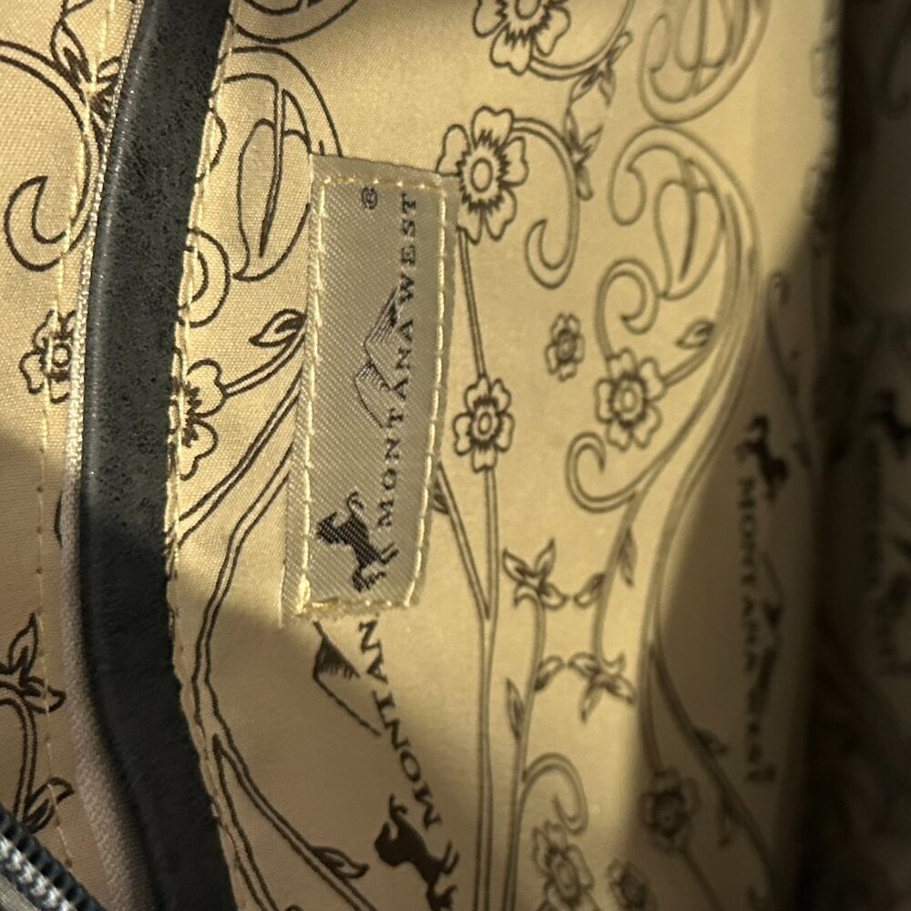 🎀Montana West Concho Backpack/Crossbody Bag - Gray - Picture 10 of 11